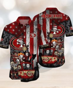 NFL San Francisco 49ers Jason Voorhees US Flag Hawaiian Shirt