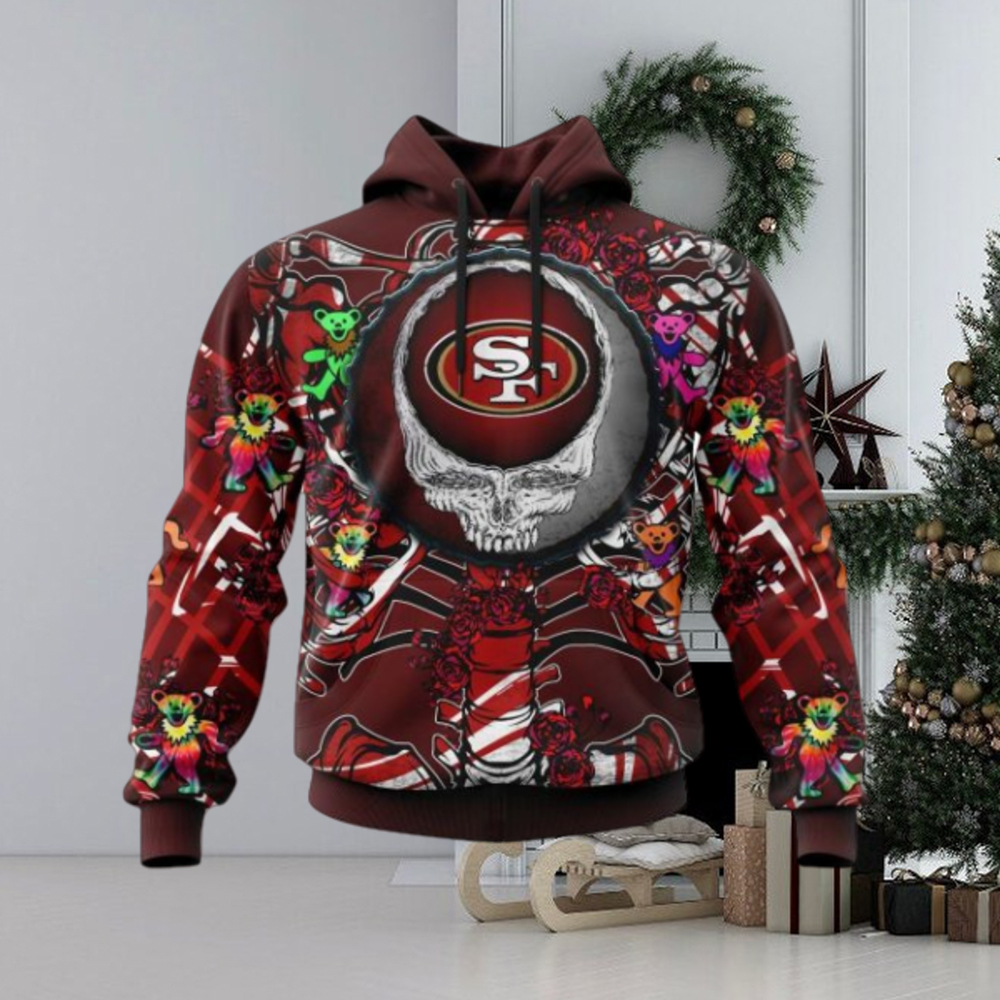NFL San Francisco 49ers Mix Grateful Dead, Personalized Name & Number Specialized Concepts Kits 3D Hoodie NFL San Francisco 49ers Mix Grateful Dead, Personalized Name & Number Specialized Concepts Kits 3D Hoodie