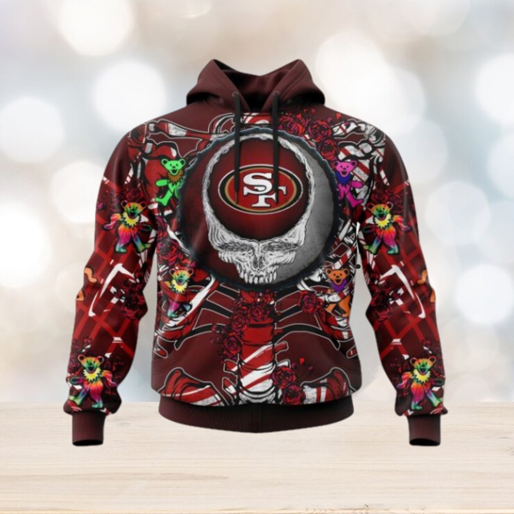 NFL San Francisco 49ers Mix Grateful Dead, Personalized Name & Number Specialized Concepts Kits 3D Hoodie NFL San Francisco 49ers Mix Grateful Dead, Personalized Name & Number Specialized Concepts Kits 3D Hoodie