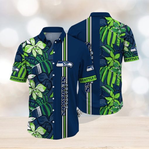 NFL Seattle Seahawks Hawaii Shirt Flower Chic Aloha Fashion