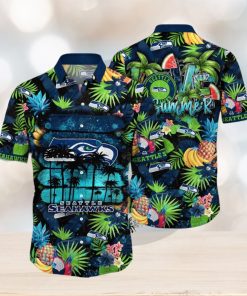 NFL Seattle Seahawks Hawaii Shirt Flower Relaxed Island Wear