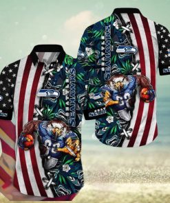 NFL Seattle Seahawks Hawaii Shirt Mascot Aloha Summer Shirt