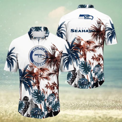 NFL Seattle Seahawks Hawaii Shirt Palm Tree Aloha Shirt For Fans