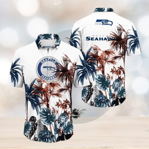 NFL Seattle Seahawks Hawaii Shirt Palm Tree Aloha Shirt For Fans