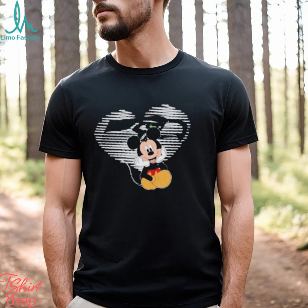 NFL Seattle Seahawks The Heart Mickey Mouse Disney Football Shirt NFL Seattle Seahawks The Heart Mickey Mouse Disney Football Shirt