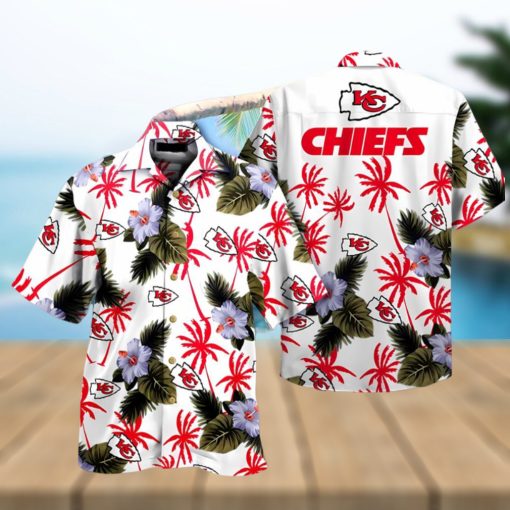 NFL Summer Hawaiian Shirt, NFL Kansas City Chiefs Hawaiian Shirt