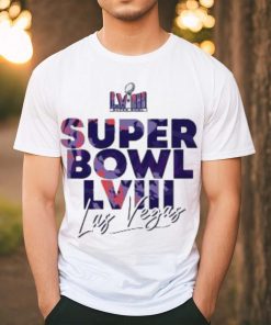 NFL Super Bowl LVIII Las Vegas 2024 Logo Shirt