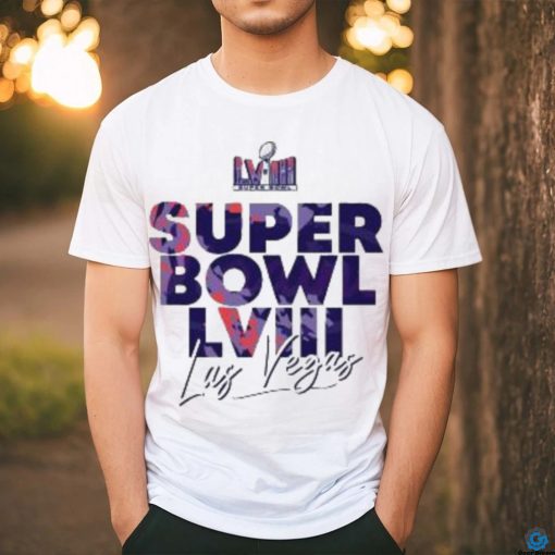 NFL Super Bowl LVIII Las Vegas 2024 Logo Shirt