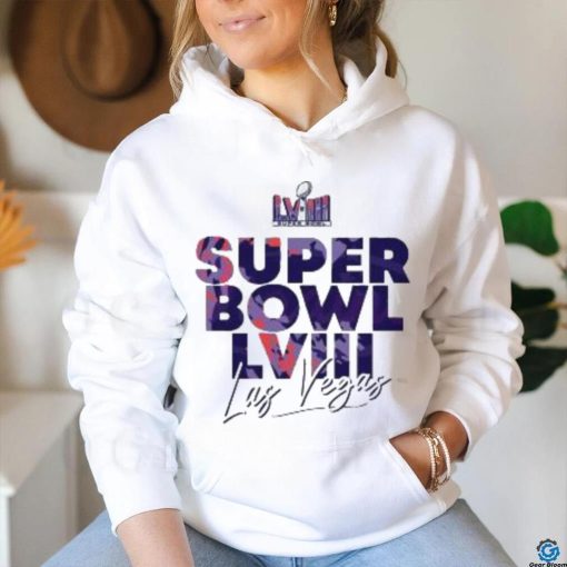 NFL Super Bowl LVIII Las Vegas 2024 Logo Shirt
