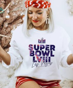 NFL Super Bowl LVIII Las Vegas 2024 Logo Shirt