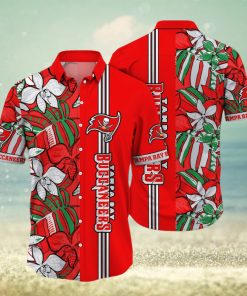 NFL Tampa Bay Buccaneers Hawaii Shirt Flower Chic Aloha Fashion