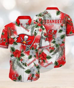 NFL Tampa Bay Buccaneers Hawaii Shirt Flower Trendy Floral Tops