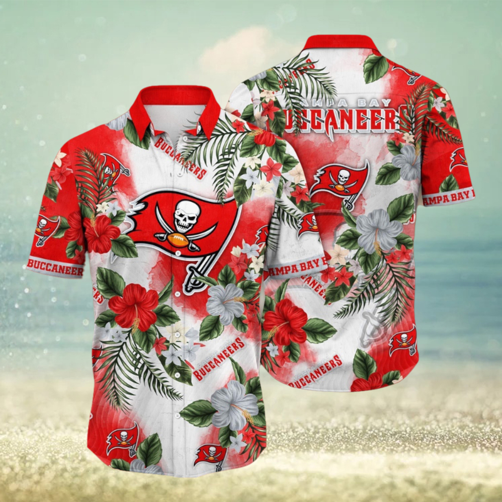 NFL Tampa Bay Buccaneers Hawaii Shirt Flower Trendy Floral Tops NFL Tampa Bay Buccaneers Hawaii Shirt Flower Trendy Floral Tops