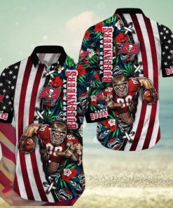 NFL Tampa Bay Buccaneers Hawaii Shirt Mascot Aloha Summer Shirt