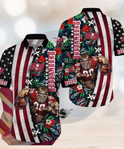 NFL Tampa Bay Buccaneers Hawaii Shirt Mascot Aloha Summer Shirt