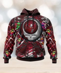 NFL Tampa Bay Buccaneers Mix Grateful Dead, Personalized Name & Number Specialized Concepts Kits 3D Hoodie