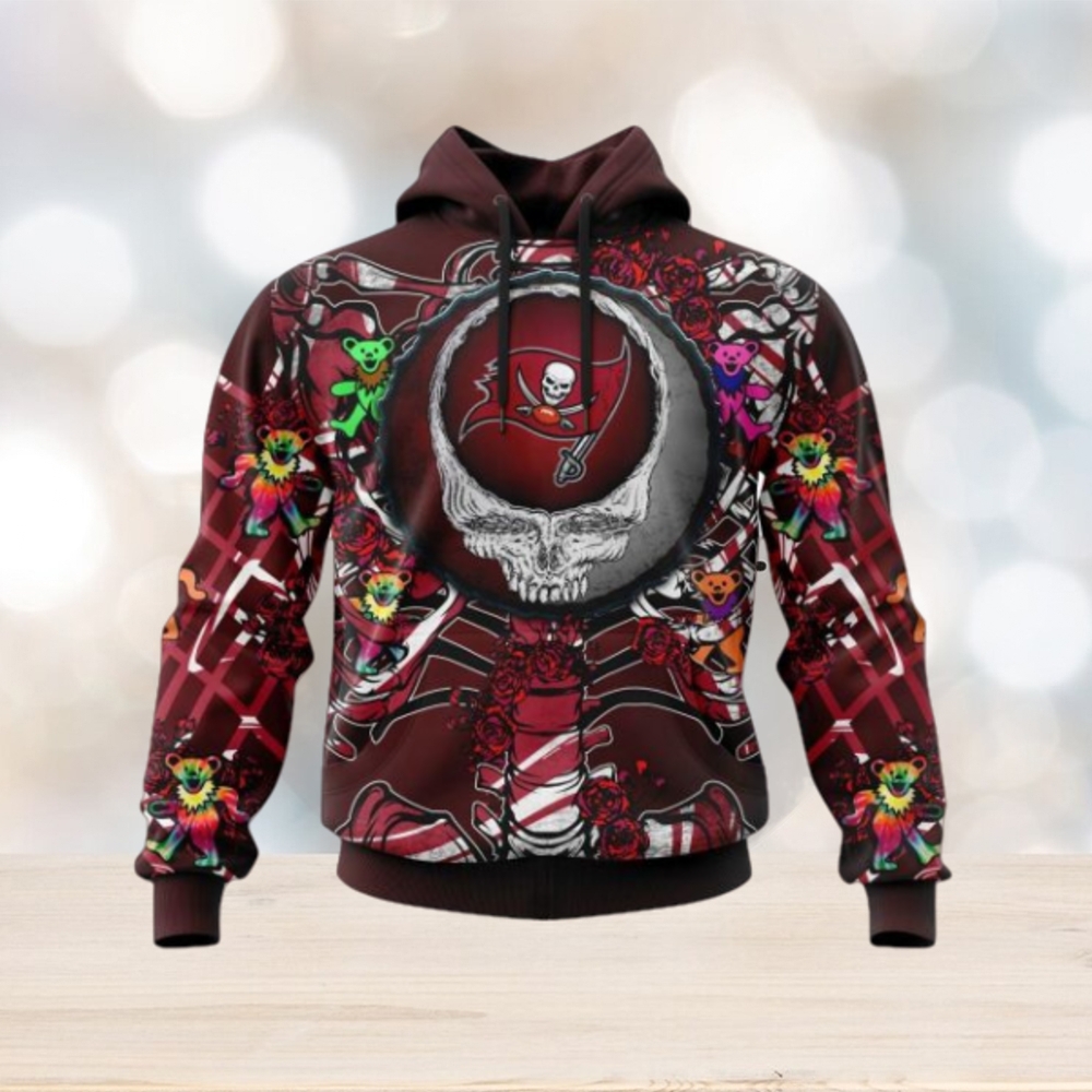 NFL Tampa Bay Buccaneers Mix Grateful Dead, Personalized Name & Number Specialized Concepts Kits 3D Hoodie NFL Tampa Bay Buccaneers Mix Grateful Dead, Personalized Name & Number Specialized Concepts Kits 3D Hoodie