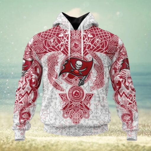 NFL Tampa Bay Buccaneers Norse Viking Symbols 3D Hoodie