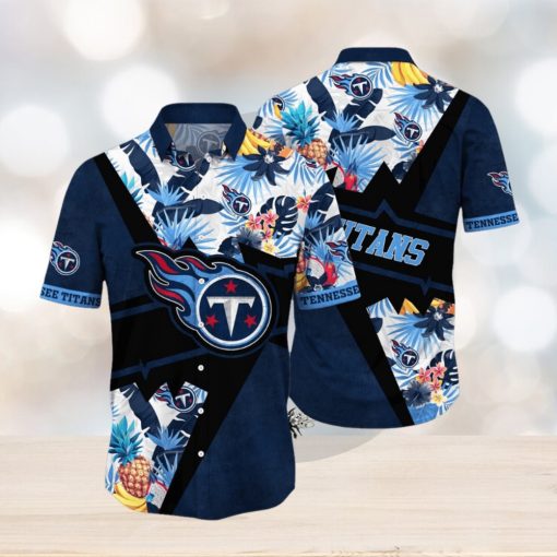 NFL Tennessee Titans Hawaii Shirt Flower Island Inspired Apparel