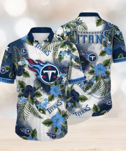 NFL Tennessee Titans Hawaii Shirt Flower Trendy Floral Tops