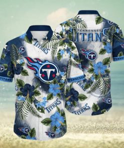 NFL Tennessee Titans Hawaii Shirt Flower Trendy Floral Tops