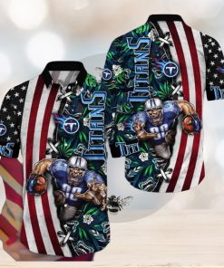 NFL Tennessee Titans Hawaii Shirt Mascot Aloha Summer Shirt