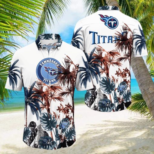 NFL Tennessee Titans Hawaii Shirt Palm Tree Aloha Shirt For Fans