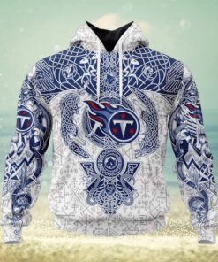 NFL Tennessee Titans Norse Viking Symbols 3D Hoodie