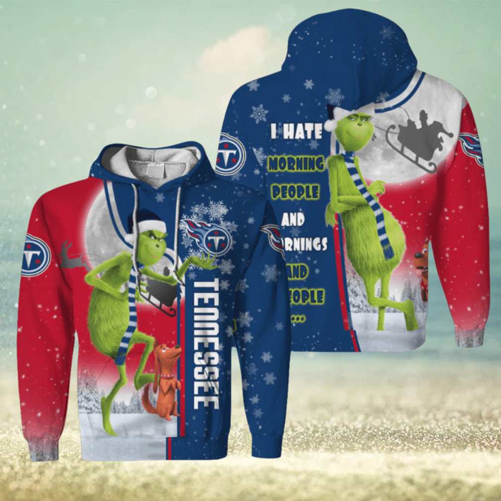 NFL Tennessee Titans The Grinch Christmas Pullover Hoodie NFL Tennessee Titans The Grinch Christmas Pullover Hoodie