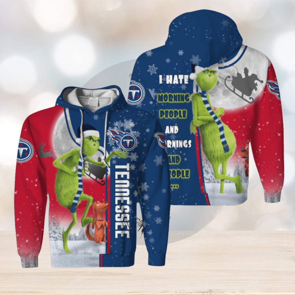 NFL Tennessee Titans The Grinch Christmas Pullover Hoodie NFL Tennessee Titans The Grinch Christmas Pullover Hoodie