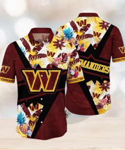 NFL Washington Commanders Hawaii Shirt Flower Island Inspired Apparel