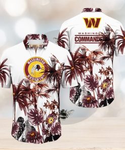 NFL Washington Commanders Hawaii Shirt Palm Tree Aloha Shirt For Fans