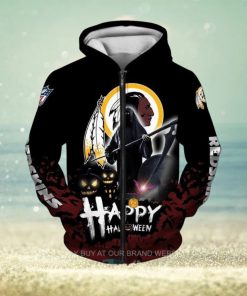 NFL Washington Redskins Happy Halloween Zip Up Hoodie
