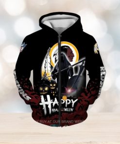 NFL Washington Redskins Happy Halloween Zip Up Hoodie