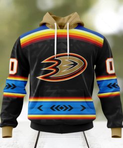 NHL Anaheim Ducks Special Native Heritage Design Hoodie
