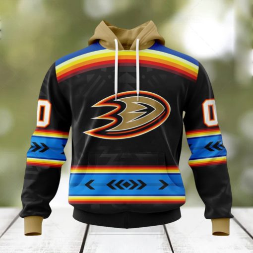 NHL Anaheim Ducks Special Native Heritage Design Hoodie