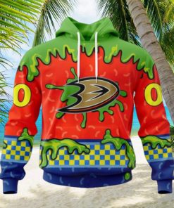 NHL Anaheim Ducks Special Nickelodeon Design Hoodie