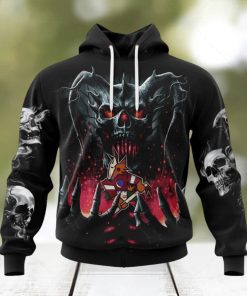 NHL Arizona Coyotes Special Skull Art Design Hoodie