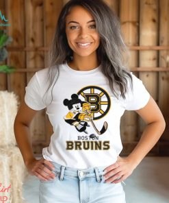 NHL Boston Bruins Mickey Mouse Disney Hockey T Shirt