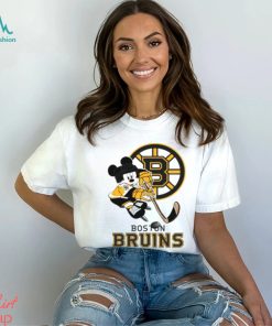 NHL Boston Bruins Mickey Mouse Disney Hockey T Shirt