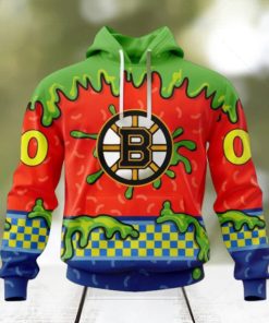 NHL Boston Bruins Special Nickelodeon Design Hoodie
