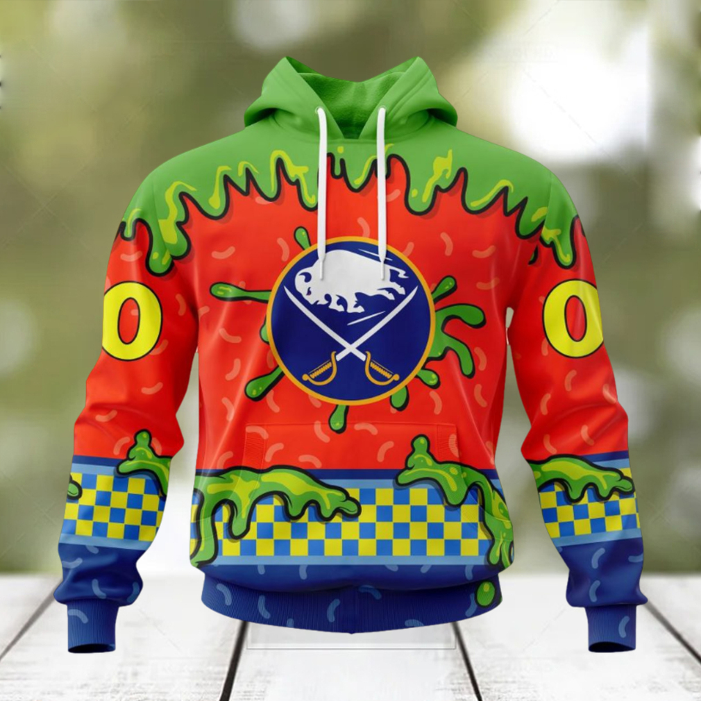 NHL Buffalo Sabres Special Nickelodeon Design Hoodie NHL Buffalo Sabres Special Nickelodeon Design Hoodie