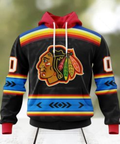 NHL Chicago Blackhawks Special Native Heritage Design Hoodie