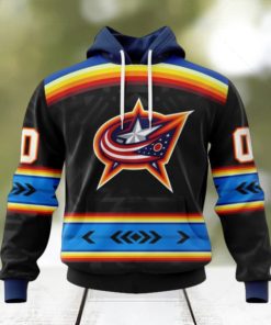 NHL Columbus Blue Jackets Special Native Heritage Design Hoodie