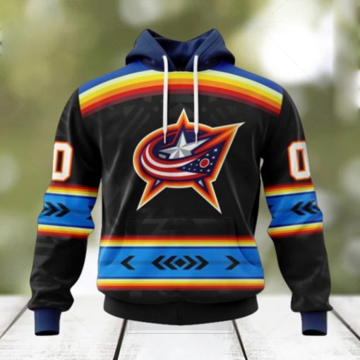 NHL Columbus Blue Jackets Special Native Heritage Design Hoodie