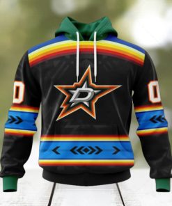 NHL Dallas Stars Special Native Heritage Design Hoodie