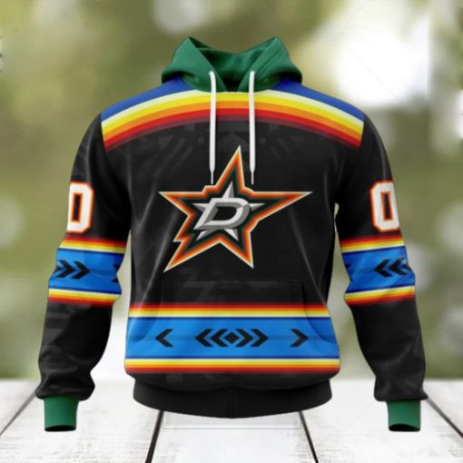 NHL Dallas Stars Special Native Heritage Design Hoodie