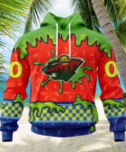 NHL Minnesota Wild Special Nickelodeon Design Hoodie