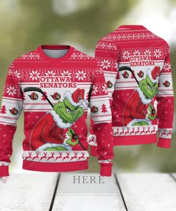 NHL Minnesota Wild Ugly Sweater Grinch Christmas Sweater