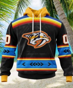 NHL Nashville Predators Special Native Heritage Design Hoodie
